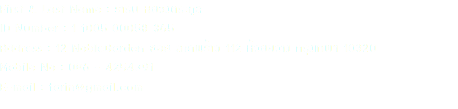 First & Last Name : ธาริน หยวงตระกูล
ID Number : 1 1005 00058 365
Address : 12 NobleGarden ซอย ลาดพร้าว 112 ห้วยขวาง กรุงเทพฯ 10320 Mobile No : 086 - 4254391
E-mail : tarin@gmail.com